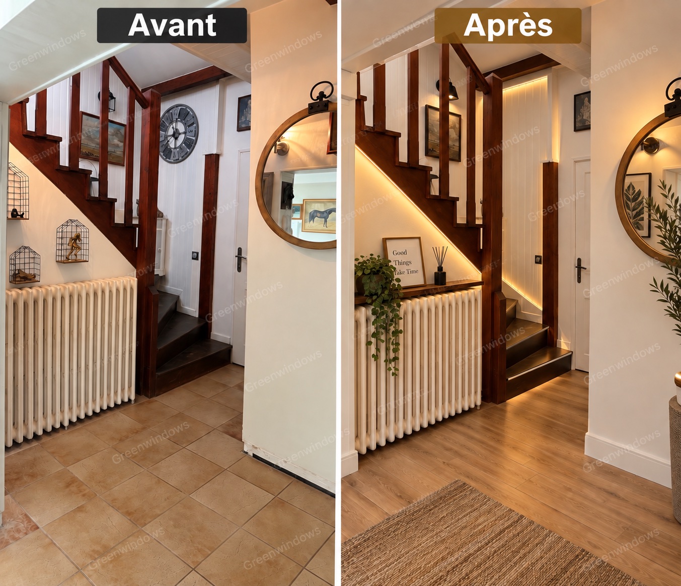 Rénovation intérieure avant et après par Greenwindows à Paris — 3