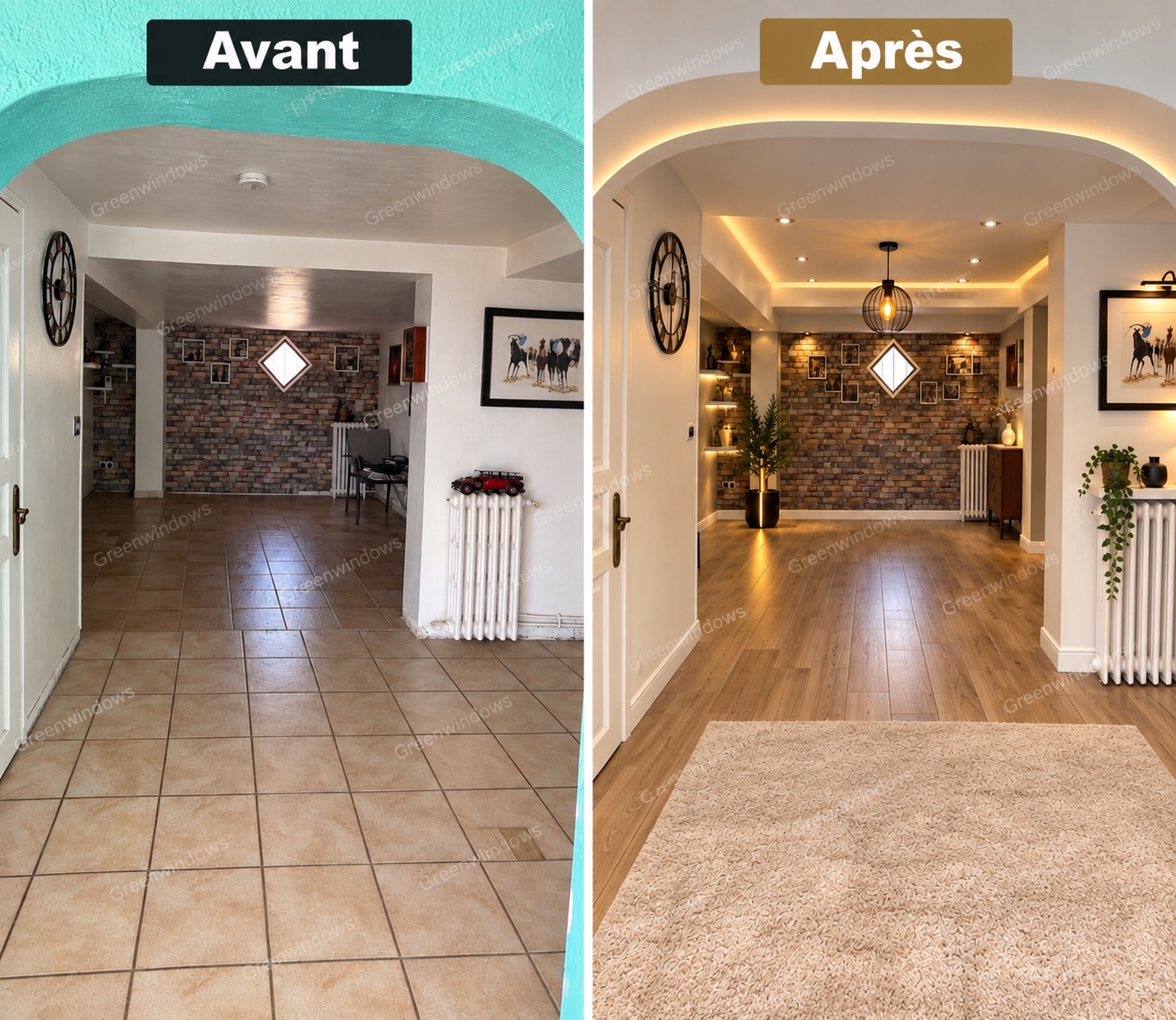 Rénovation intérieure avant et après par Greenwindows à Paris — 4